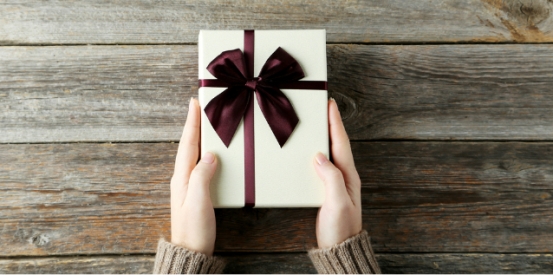 The joy of giving